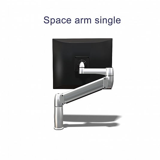 BakkerElkhuizen Space monitorarm Single