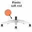 Plastic soft red 3401