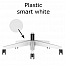 Plastic smart white 3403